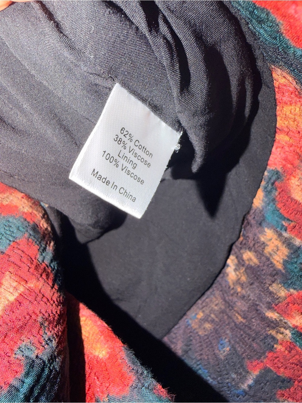 Tuckernuck persimmon floral Jacard Maribelle jacket Size XL - Picture 5 of 12